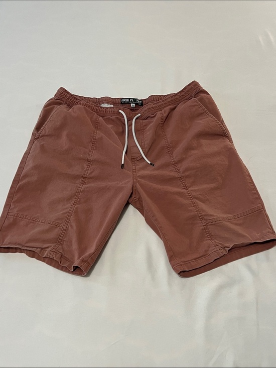 Free Planet Other - Free Planet 98% Organic Cotton Drawstring Shorts in Terracotta